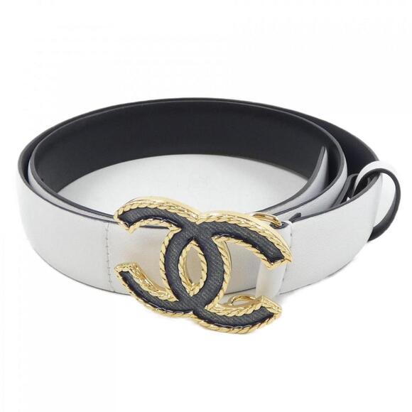 CHANEL White Belt - Picture 1 of 4